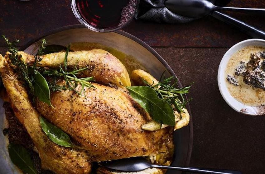  Recette de Noël : le chapon farci aux morilles !