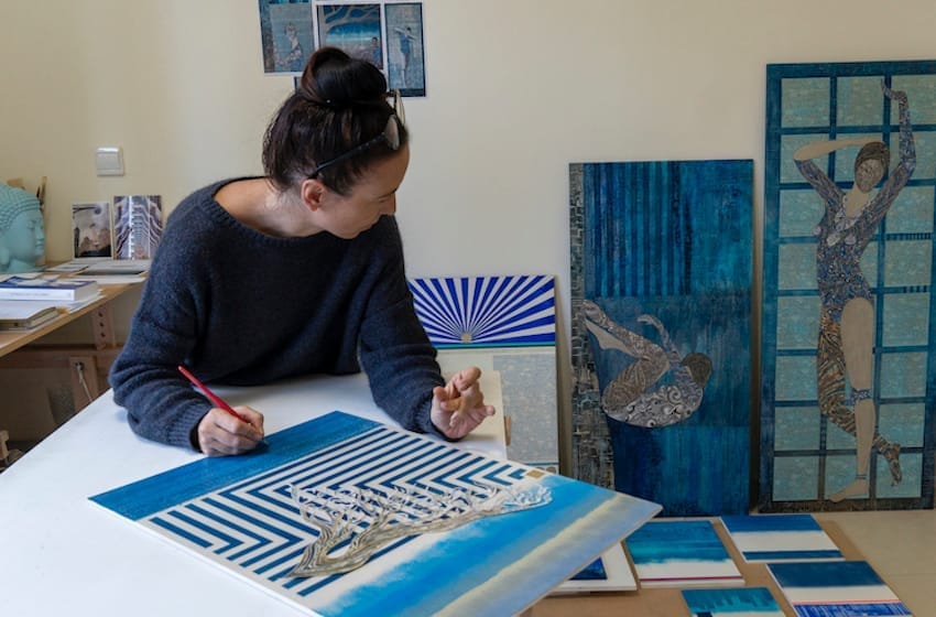  Parole d’artistes : Géraldine Lenogue artiste peintre à Dubai !