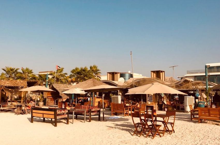 les restaurants de plage à Dubai