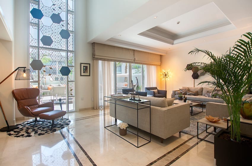 décoration de maison d'expatrié à dubai