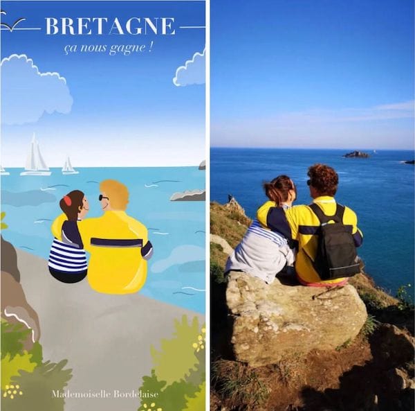 portrait personnalises couple