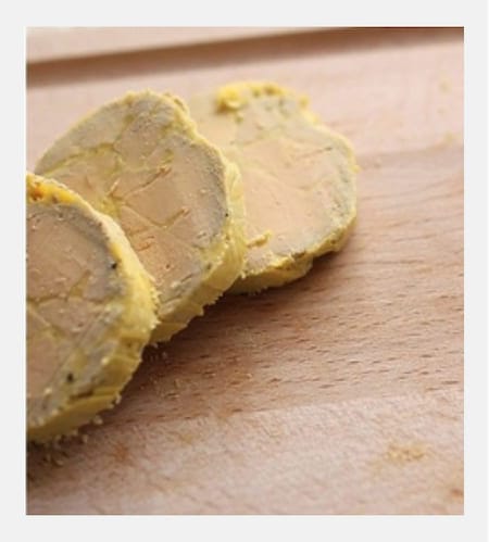 foie gras marine au sel