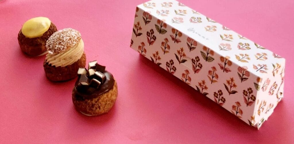 chou box pâtisserie à dubai