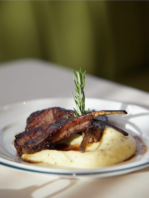 Lamb ribs three cuts steakhouse