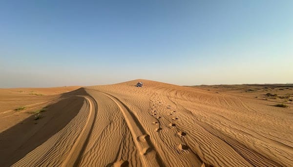 coucher de soleil desert