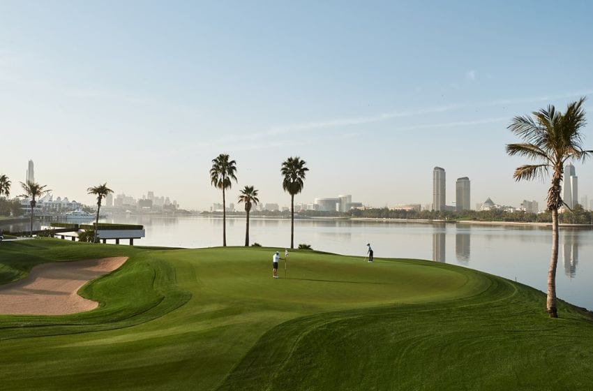Dubai Creek golf skyline