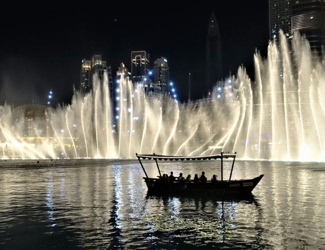 activités à dubai les fontaines