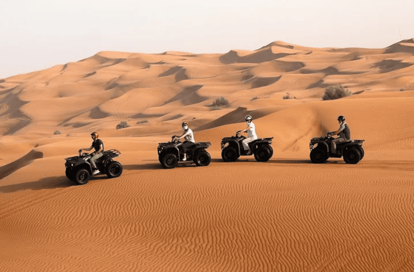 faire du quand dubai desert