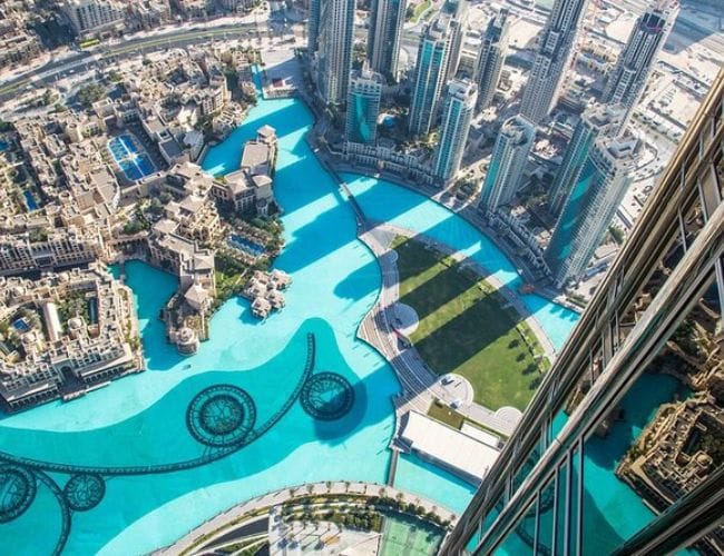 vue du burj khalifa