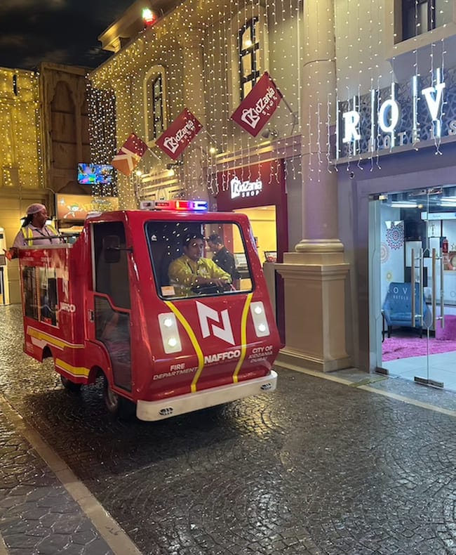 camion de pompier kidzania