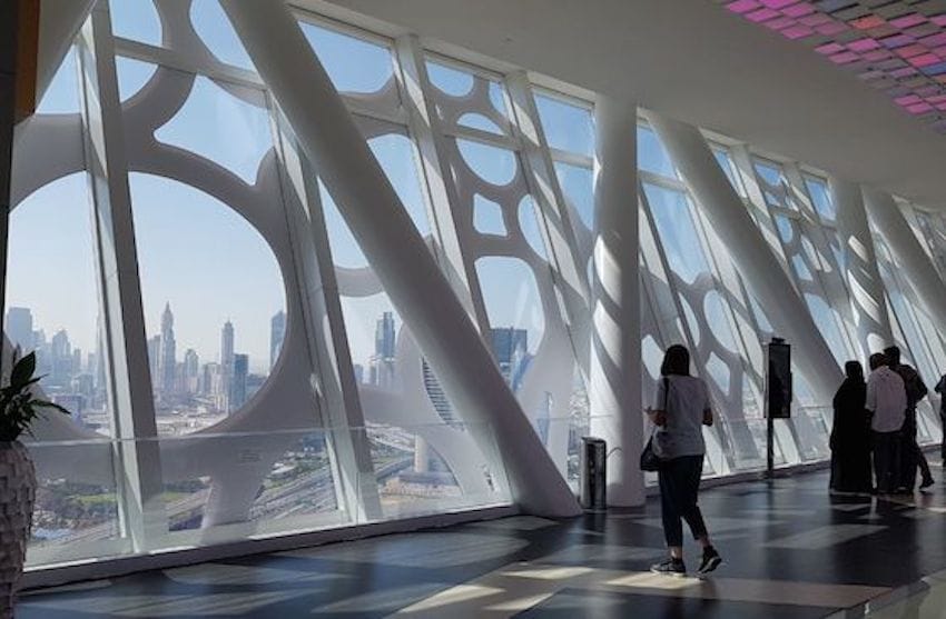 passerelle transparente Dubai Frame
