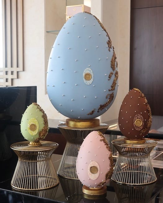 oeufs de pâques en chocolat