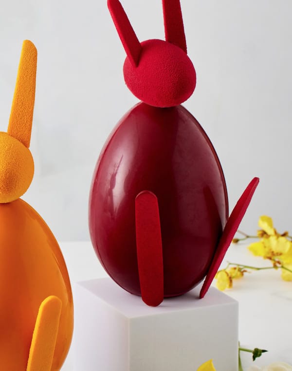 chef Alexandre dufeu lapin en chocolat à dubai