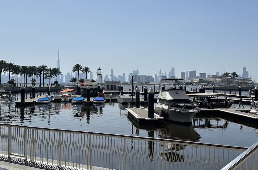 vue sur la skyline de dubai