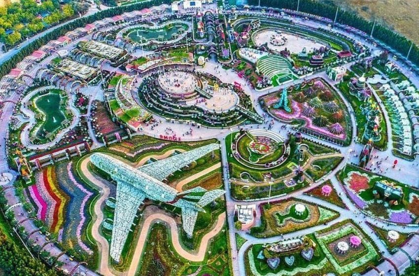 plus grand jardin du monde à dubai