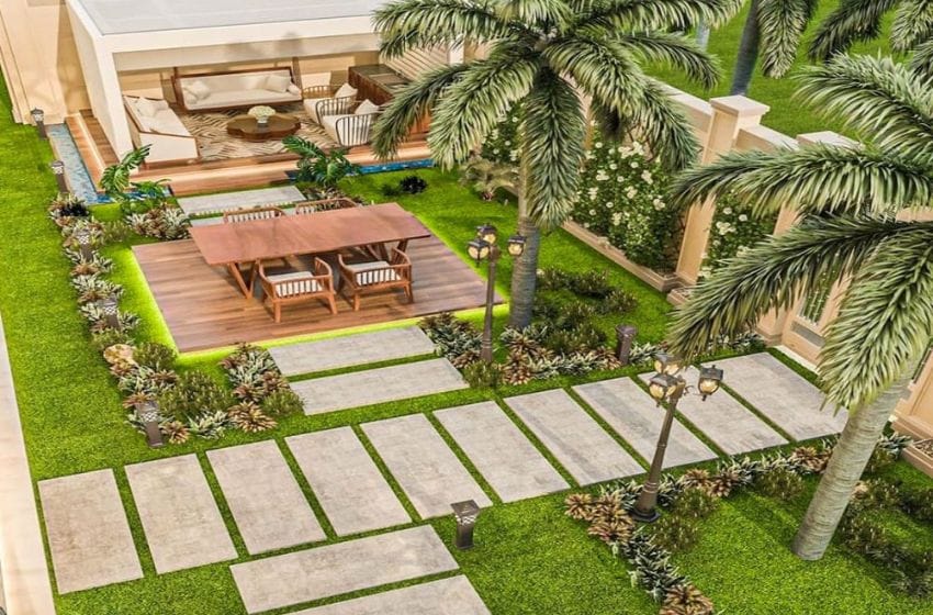avoir un jardin à Dubai