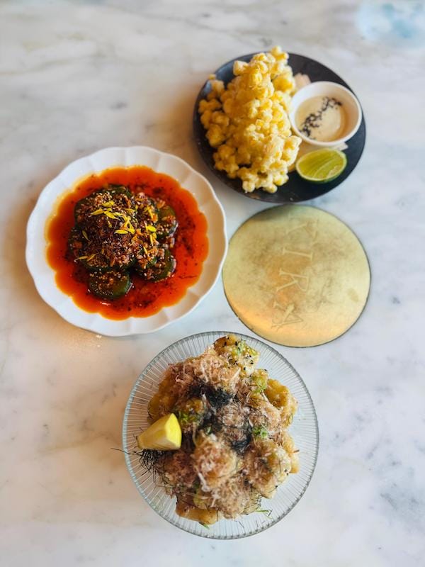 Popcorn Tempura, croustillant, twisté au yuzu