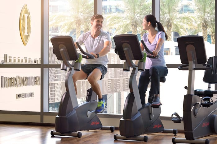 intercontinental Dubai Marina gym
