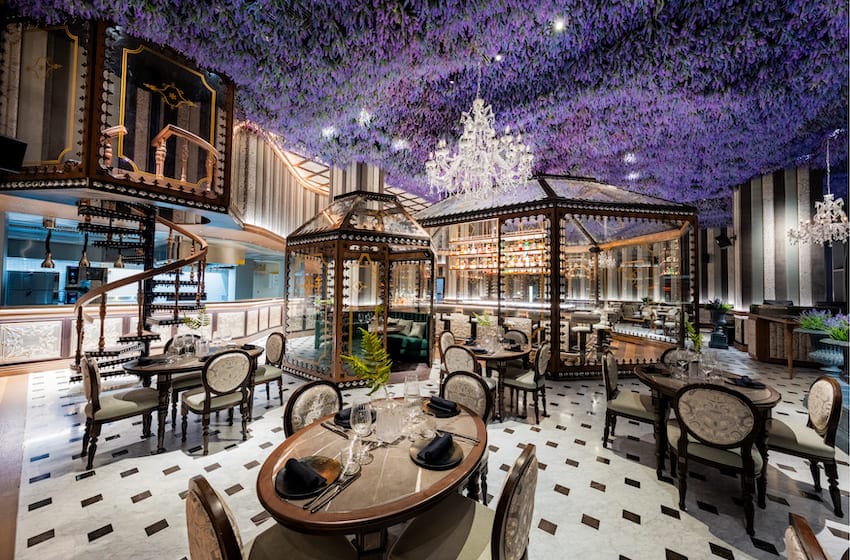 intérieur restaurant french Riviera