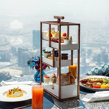 at mosphere afternoon tea