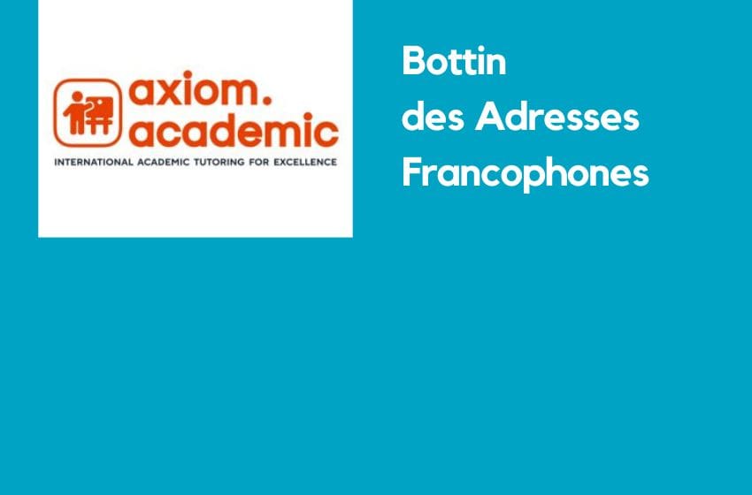  AXIOM ACADEMIC – Agence de soutien scolaire à domicile et en ligne