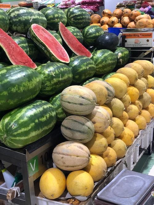 pastèques et melons de qualité à Deira
