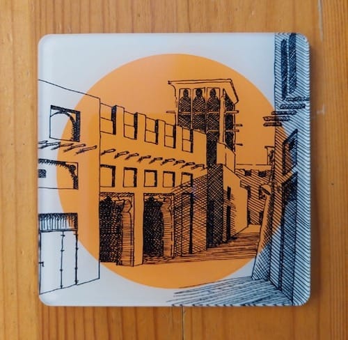 sous verre Vieux Dubai