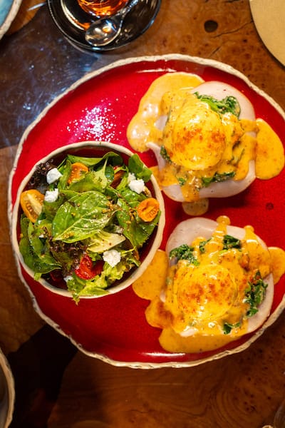 eggs Benedict petit déjeuner Dubai Mall