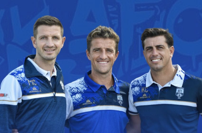 Kevin DENECKER, Maxence COMYN et Kevin CZERZNIAK, fondateurs de l’AFC Sport Academy 
