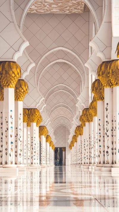 colonne en marbre mosque