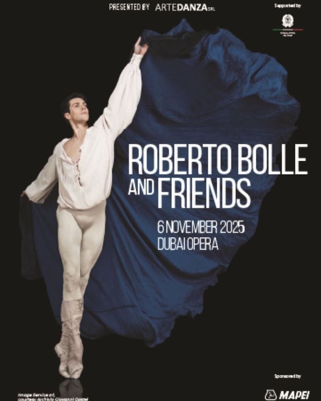 roberto Bolle danseur étoile à Dubai