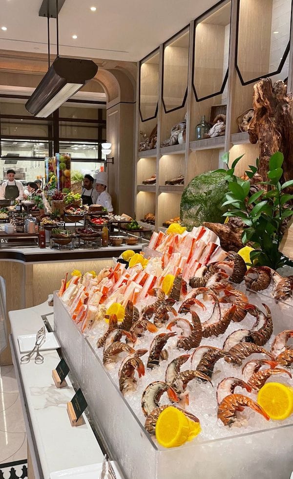 assortiment de buffet brunch dubai