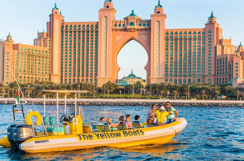 yellow boat dubai
