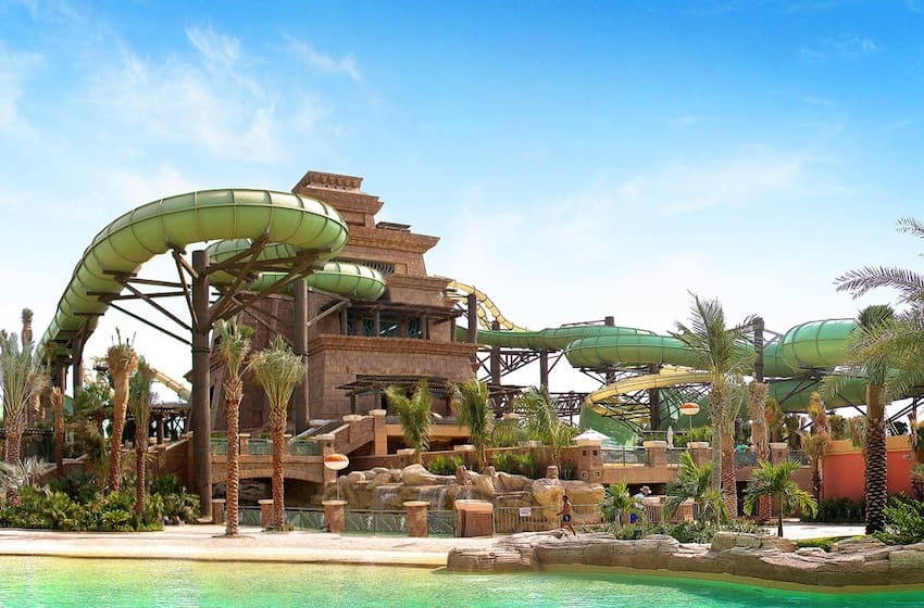 toboggan Atlantis waterpark